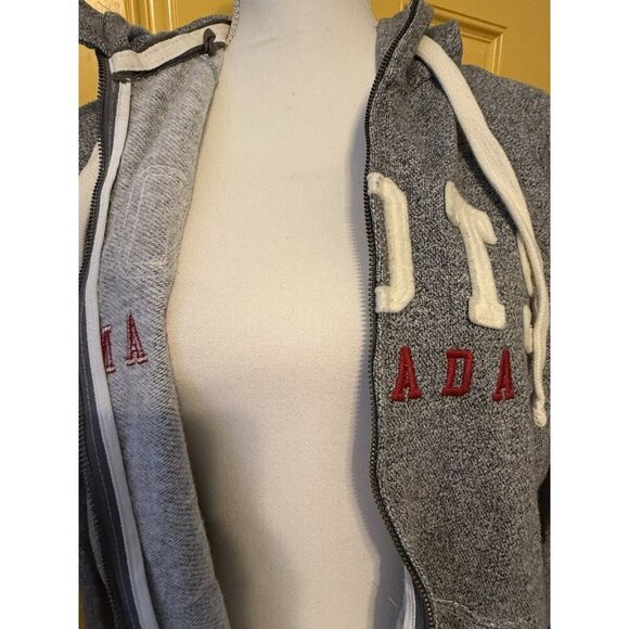 Roots Canada Hoodie Youth XL Full Zip Jacket Y2K Streetwear Punk Thick Preppy - Picture 10 of 10